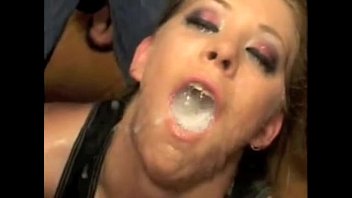 LEAH LUV SWALLOWS VER CUMSHOTS IN AN AMERICAN GOKKUN