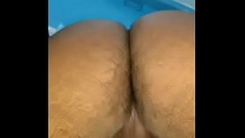 Indian man showing ass hole and jiggling juicy balls.