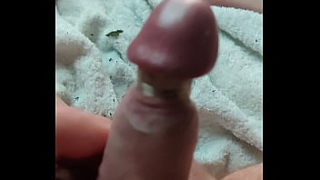 playing with rings on my cock