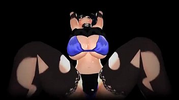 【アニメ】アイドルの美人女子大生が目隠し拘束でイヤラシく爆乳揺らしまくり