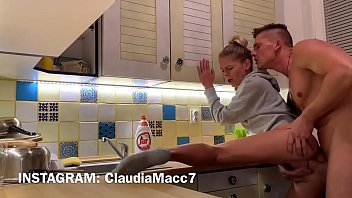 cum 11:44 fucking in the kitchen and creampie