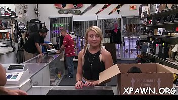 Sex in shop with big rod