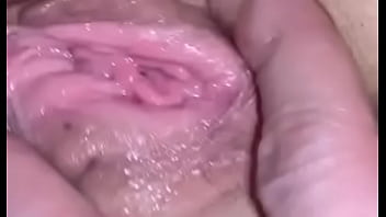 My real girlfriend is too shy to show her pussy so I secretly film me licking and gaping her sweet cunt wide open