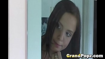 Young babe grandpa bathtub finger sucks cum in ...