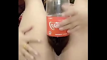 Big Bottle Fucking In Both Holes