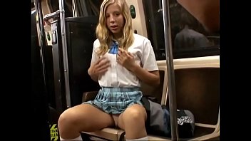 blonde schoolgirl whore lets you fuck bus blonde milf