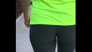 super tight public spandex walking in public