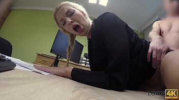 LOAN4K. Sex casting is performed in loan office by naughty agent