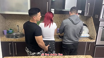 Image for porn video Esposa y su Marido Cocinando pero su Amigo le Mete Mano a su Esposa al Lado de su marido cornudo NTR Netorare at Xvideos