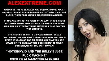 Image for porn video Hotkinkyjo and the belly bulge fuck machine at Xvideos