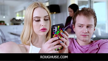 RoughUse - StepBrother Fucks His Phone Addicted StepSister Anytime He Wants - Chloe Cherry