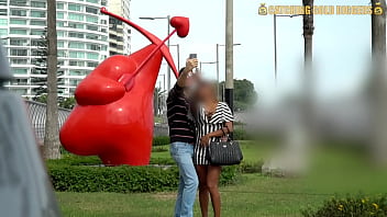 Bubble Butt peruano é pego no parque no Peru Lima e se fodeu com força