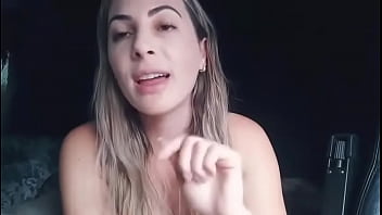 blonde showing off