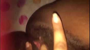 My Lil play with her wet pussy