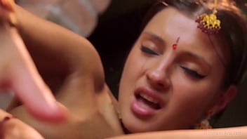 Gorgeous skinny Indian teen erotic dance & finger-fucking