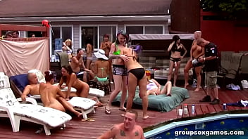 Wild fucking pool party