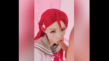 Love Live cosplay blowjob