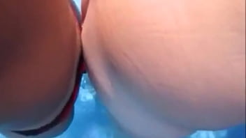 Wife Sucks & Gets Fucked In Swimming Pool Taking A Pussy Full Of Cum