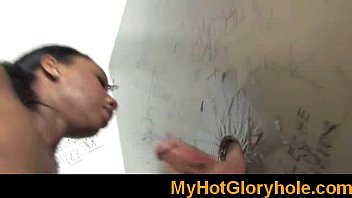 Black honey in gloryhole initiation 15