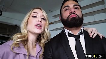 Rich Cunt Anastasia Knight Forces Bodyguard to Service Big Cock to Her
