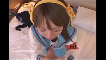 【アニコス】涼宮ハルヒのチアガールコスでハメハメする君野ゆめちゃん
