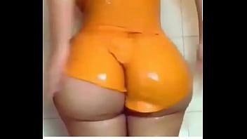 Big white phat ass in orange