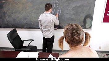 InnocentHigh - Skinny Schoolgirl Gets A Private Lesson