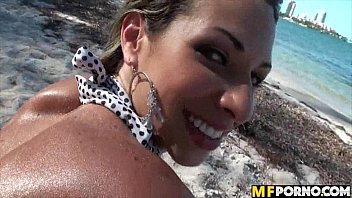 Crazy beach sex with latina 3