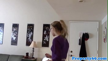 Realtor newbie banged at house showing