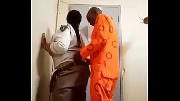 Thick black prison guard 4