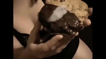 cum on food - goth girl compilation