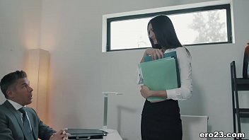 Hot secretary and her big cocked boss - Eliza Ibarra and Mick Blue