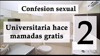 Confesi&oacute_n sexual: Ella mamando por vicio 2. Audio espa&ntilde_ol.