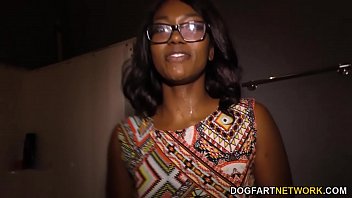 Ebony Skyler Nicole Tries Anal With Huge Cock a...