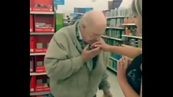 Slut fingers herself on walmart and lets strangers sniff her finger