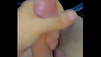 Hard Dick cumming in car