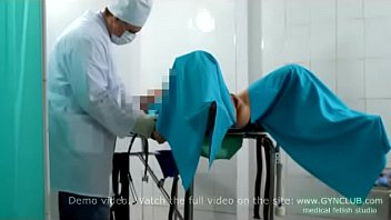 Gyno exam & vibro orgasm