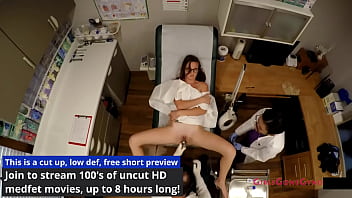 Big Tit Nerd Donna Leigh Gets Gyno Exam As Part Of Her University Physical From Doctor Tampa @ GirlsGoneGyno.com