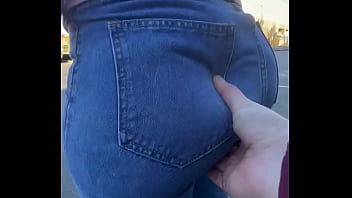 Huge Soft Ass Being Groped In Jeans