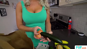 FILF - MILF London River Fucking The New Delivery Boy