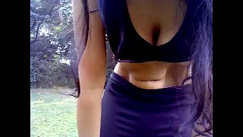 Sexy Desi Indian Girl Excercise - Boob Show