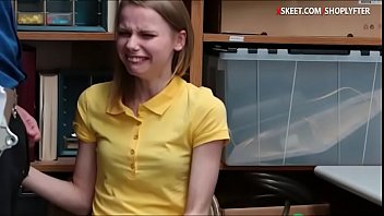 Skinny teen steal mercahndise and fucked