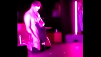 Hot male stripper shows his big dick- 3