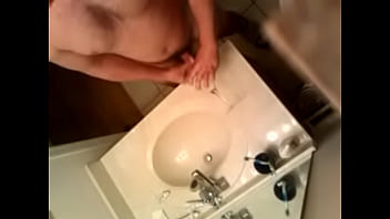 horny in the bathroom