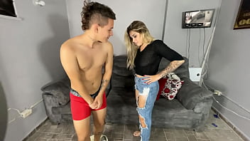 Image for porn video Sara Blonde hace pee encima de su hermanastro mariquita mientras sus padres estan de viaje at Xvideos