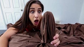 Horny Stepsister Can't Resist Her StepBrother's Morning Wood (Abella Danger)