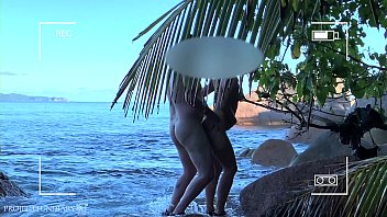 voyeur spy nude couple having sex on public beach - projectfiundiary