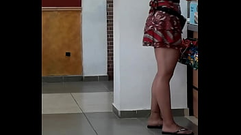 Hot beautiful legs in subway