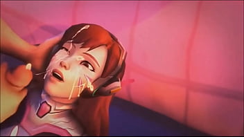 Overwatch D.va Blowjob And Cumshot HD