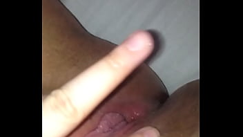 playing with my wet pussy